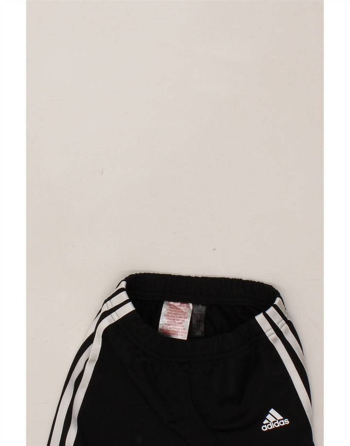ADIDAS Boys Tracksuit Trousers 4-5 Years  Black Polyester Vintage Adidas and Second-Hand Adidas from Messina Hembry 