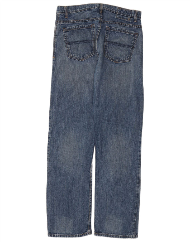 Marks & Spencer Straight Jeans til mænd W32 L31 Blå bomuld