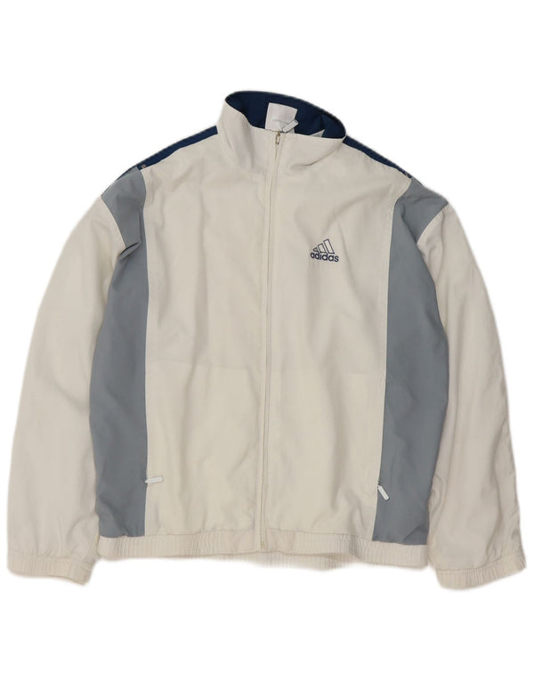 Adidas Træningsdragt Topjakke til drenge 11-12 år Hvid Colourblock Polyester
