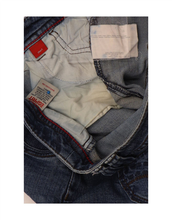 Esprit Dame Bootcut Jeans UK 10 Small W28 L30 Blue Cotton