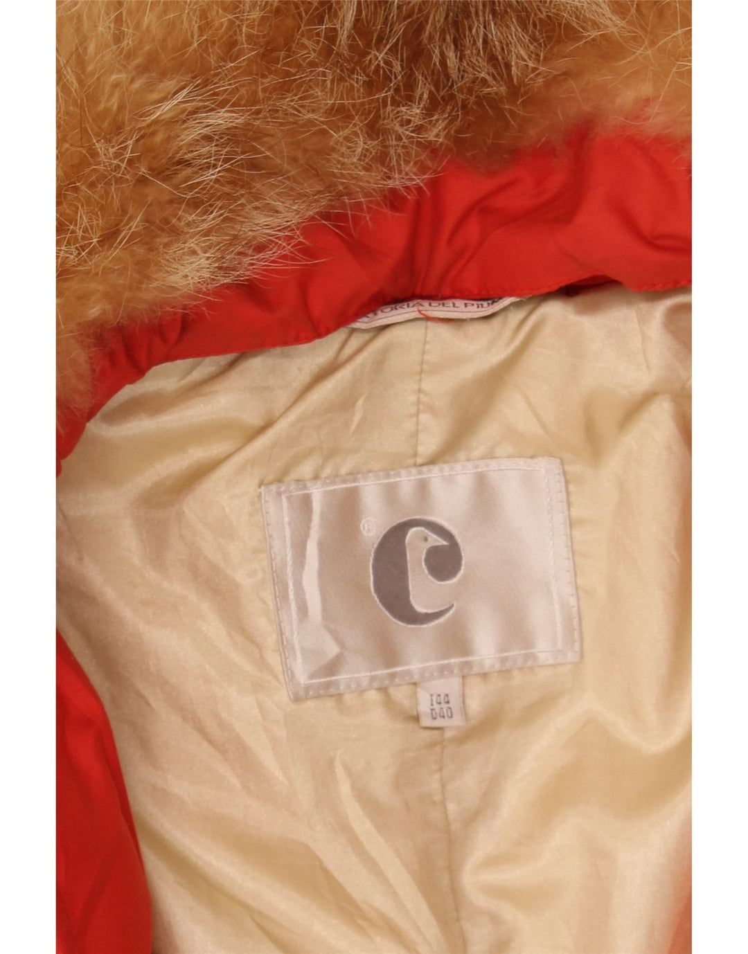 VINTAGE Womens Padded Jacket IT 44 Medium Red Polyester Vintage Vintage and Second-Hand Vintage from Messina Hembry 