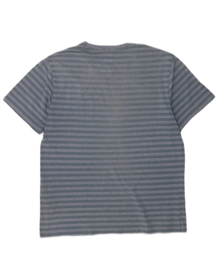 Levi's Herre Standard T-Shirt Top Lille Blå Nålestribet Bomuld
