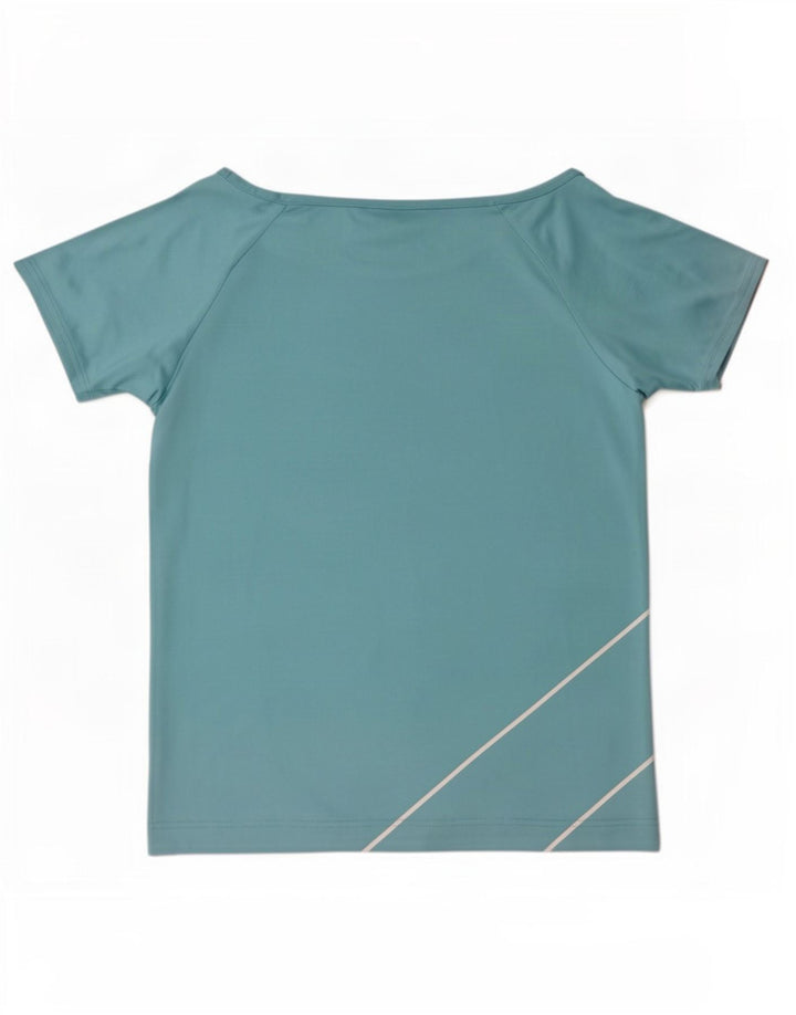 Puma Grafisk T-Shirt Top til kvinder DK 14 Stor Blå