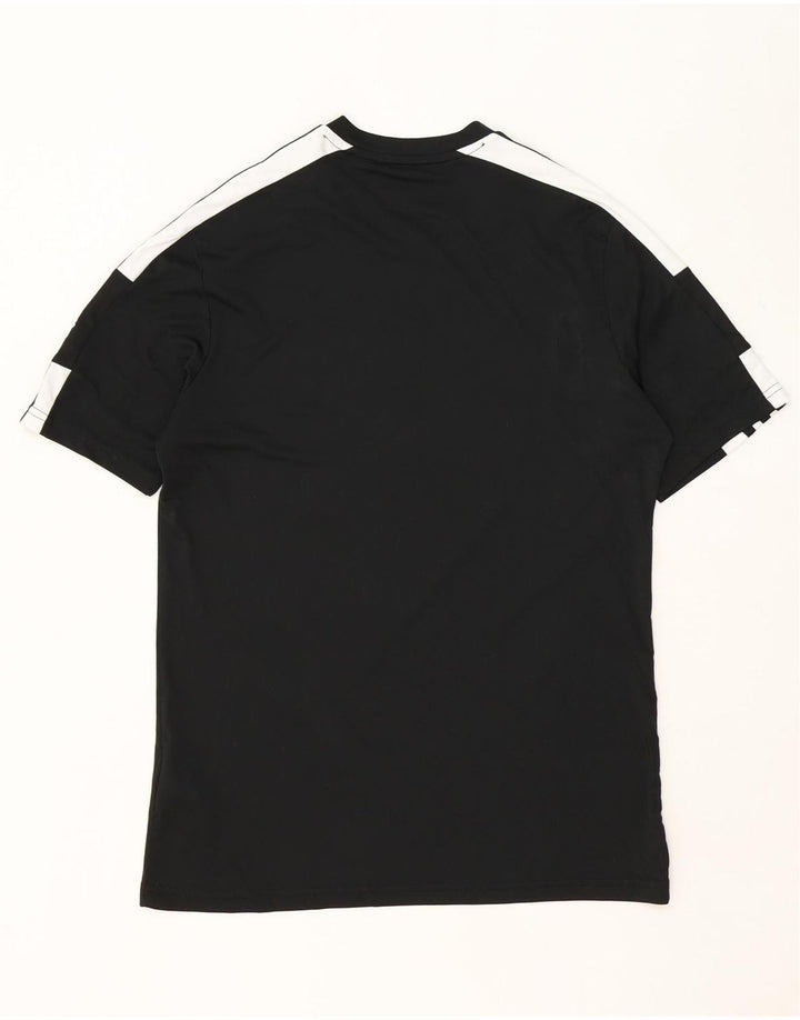 Adidas Herre Aeroready T-Shirt Top Medium Sort Colourblock Polyester