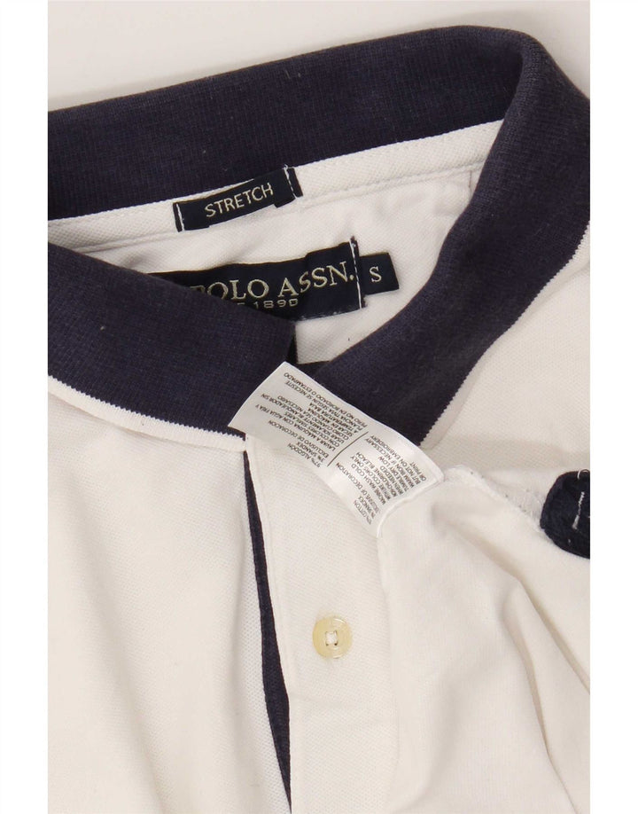 U.S. Polo Assn. Herreskjorte lille hvid Colourblock Bomuld
