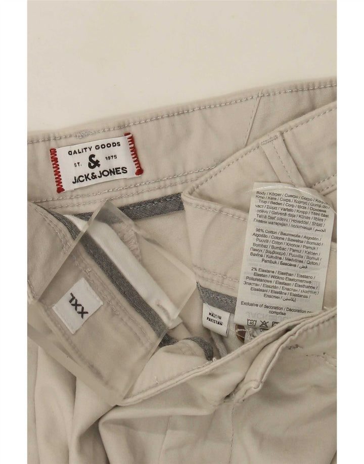 Jack & Jones Herre Regular Chino Shorts 2XL W42 Beige Bomuld