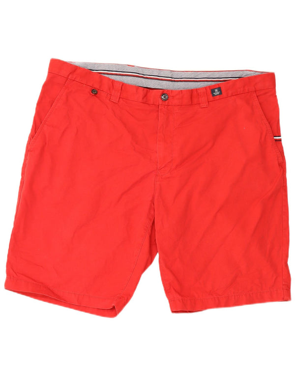 Tommy Hilfiger Herre Chino Shorts W44 2XL Rød Bomuld