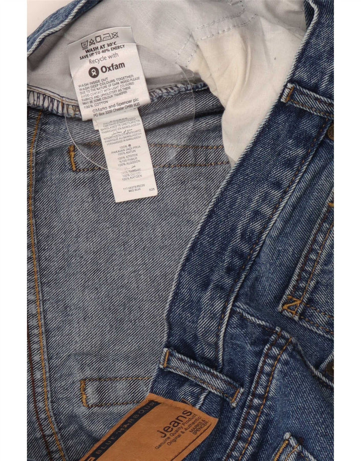 Marks & Spencer Straight Jeans til mænd W36 L31 blå bomuld