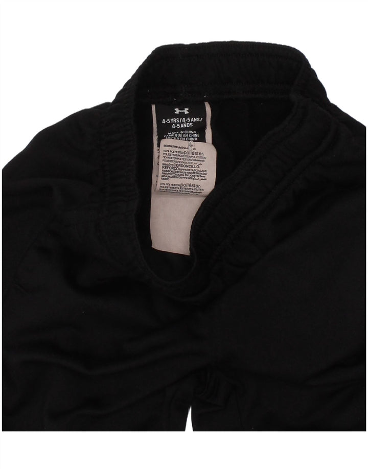 Under Armour Boys Cargo Træningsdragt Bukser Joggers 4-5 år Sort