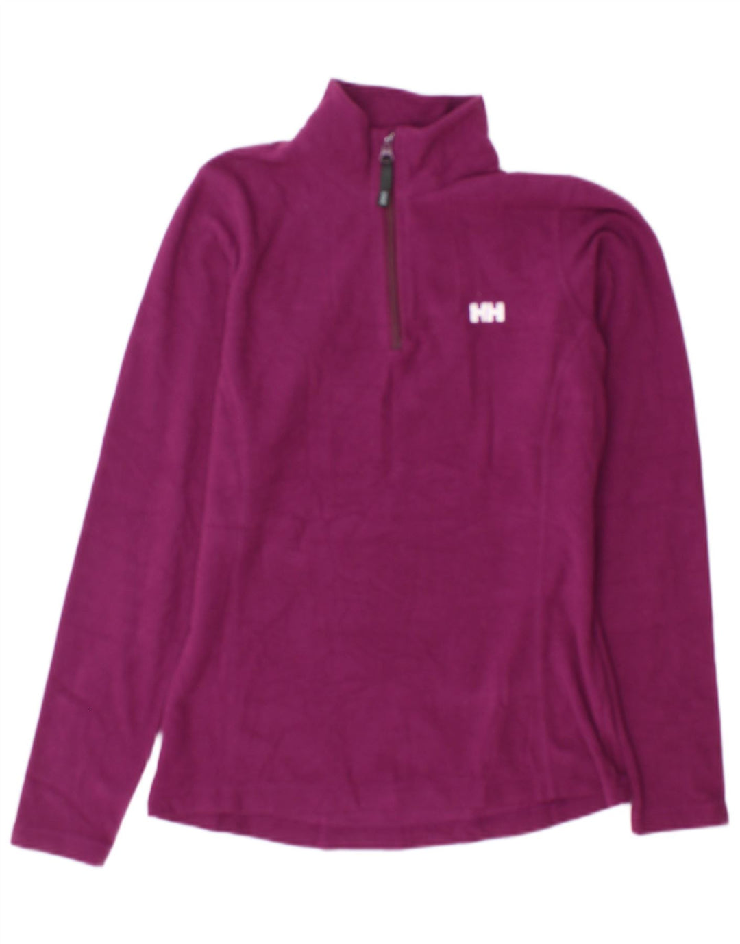 Helly Hansen Fleece Jumper med lynlås til kvinder UK 14 Medium Lilla Polyester