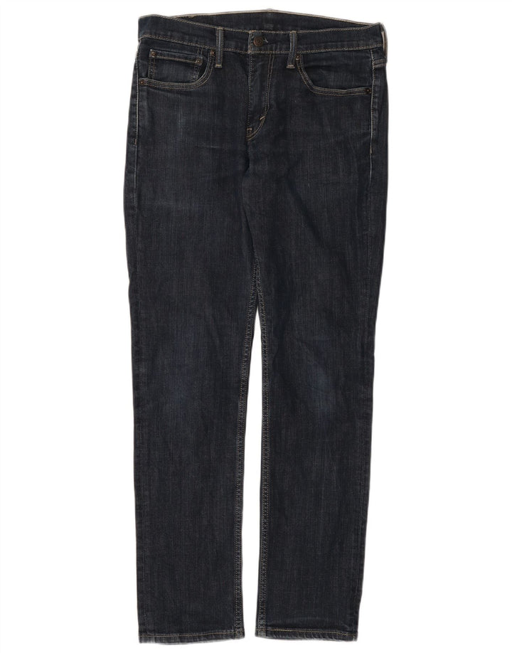 Levi's Herre 511 Slim Jeans W31 L32 Marineblå Bomuld