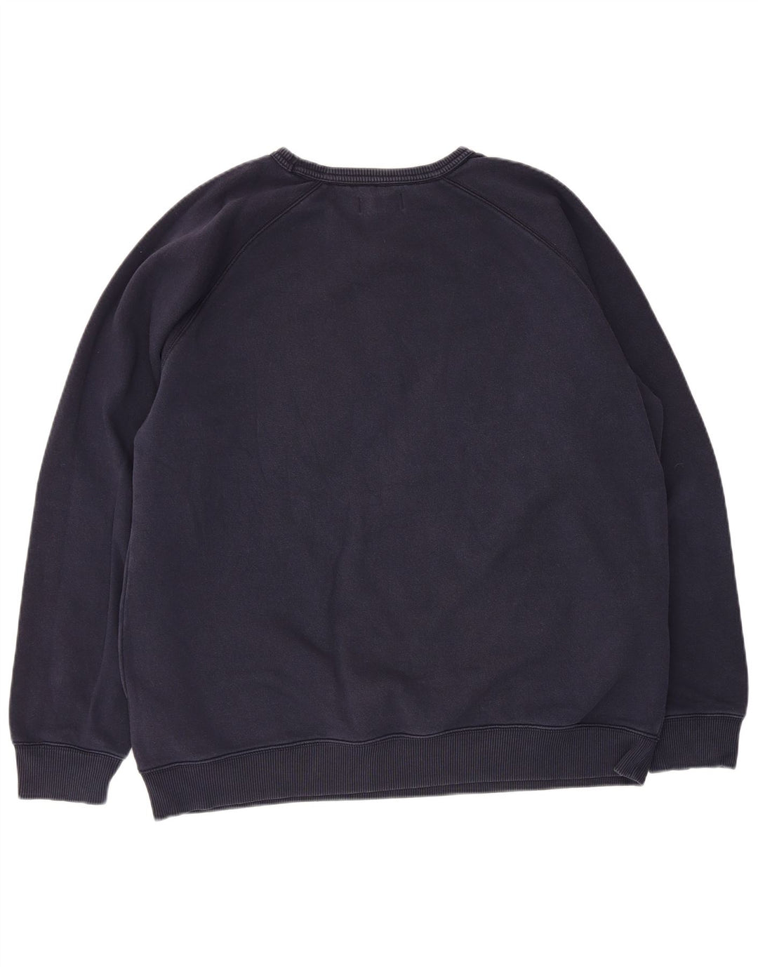 Adidas grafisk sweatshirt til mænd, stor marineblå bomuld