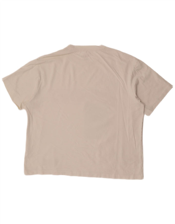 Jordan Herre Grafisk T-Shirt Top XL Hvid Bomuld