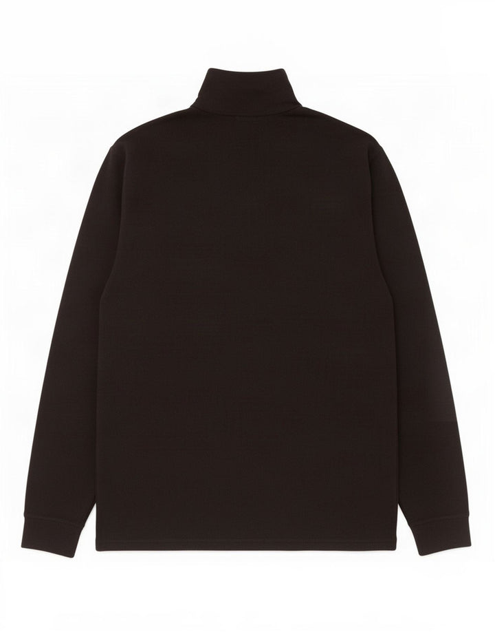 Brugi Fleece Jumper med lynlås til mænd XL sort polyester