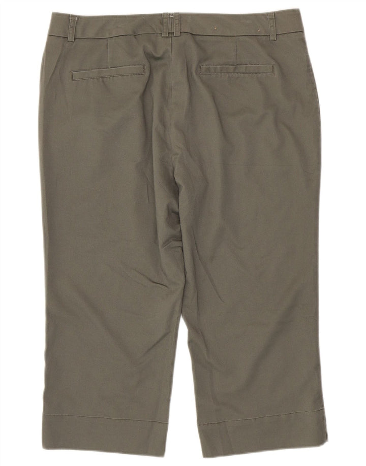 Dockers Dame Capri Bukser US 10 Large W34 L20 Grå Bomuld