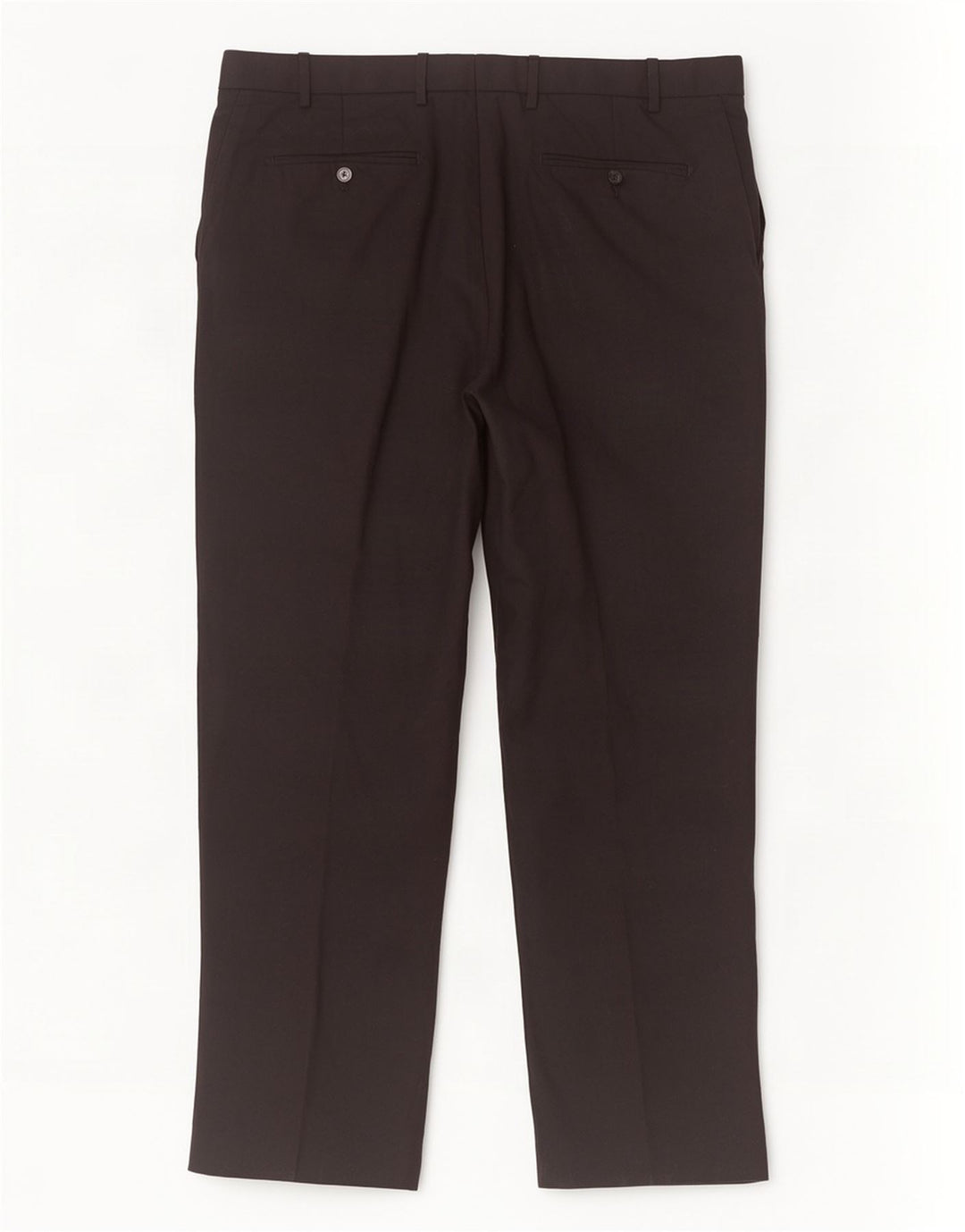 Marks & Spencer Herre Skræddersyet Fit Straight Suit Bukser W38 L31 Sort Uld