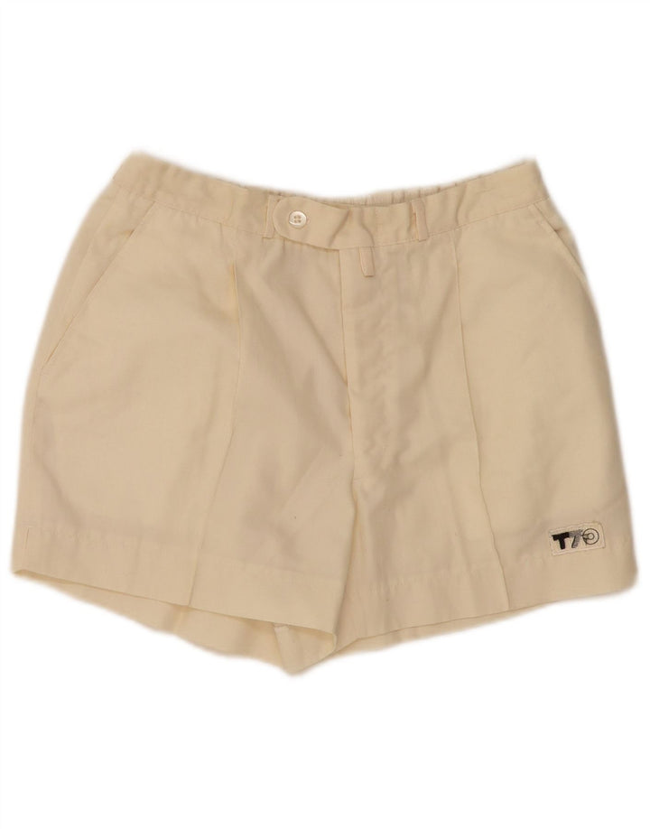 VINTAGE Chino Shorts til kvinder W28 Medium Off White