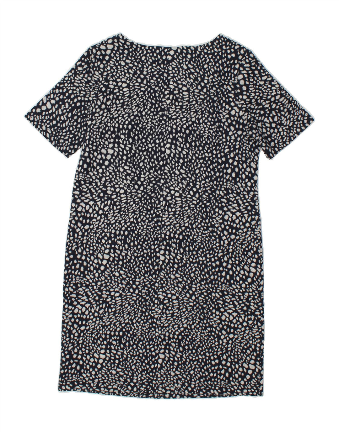 NEXT Womens Abstract Pattern Sheath Dress UK 12 Medium  Black Cotton Vintage Next and Second-Hand Next from Messina Hembry 