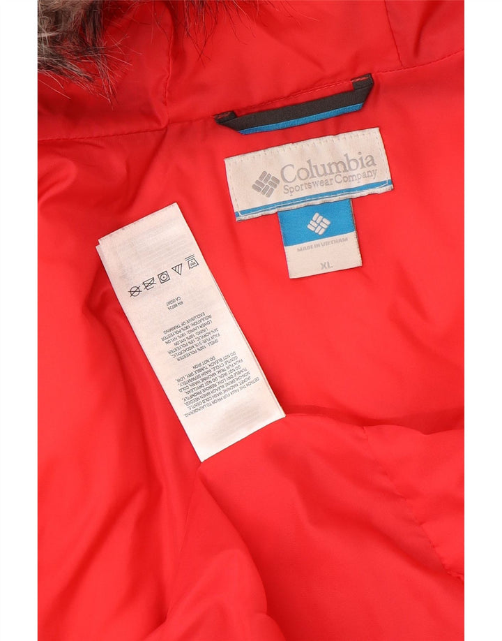 Columbia hættejakke til kvinder UK 18 XL sort polyester