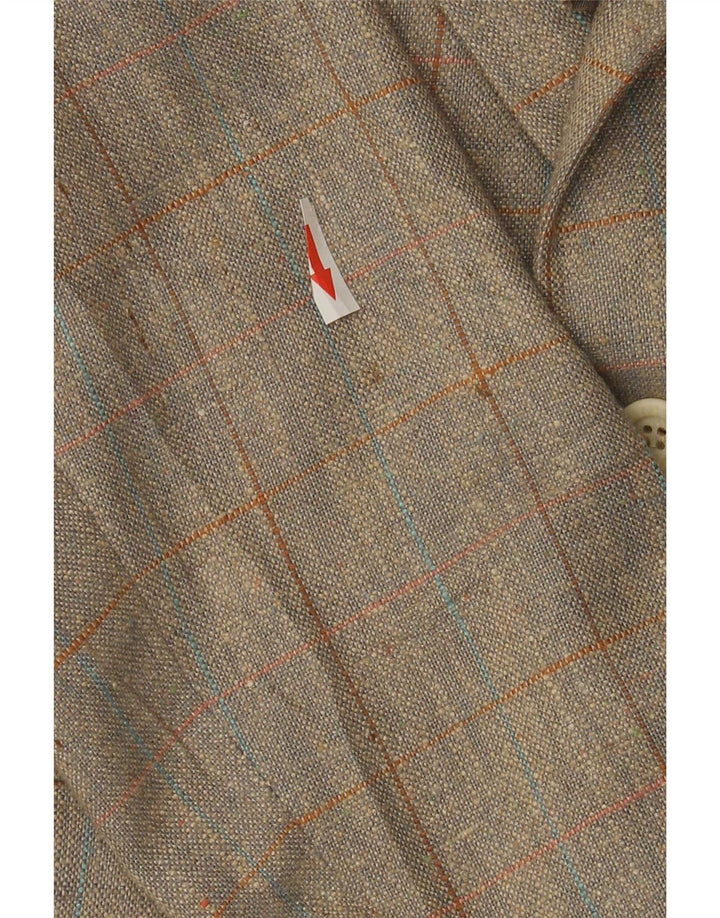 Oakmont Herre 2-knaps blazerjakke str. 39 Medium Brown Check
