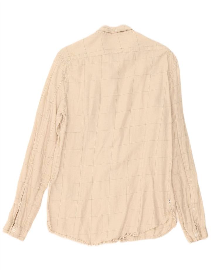 Levi's Herreskjorte Medium Beige Ternet bomuld