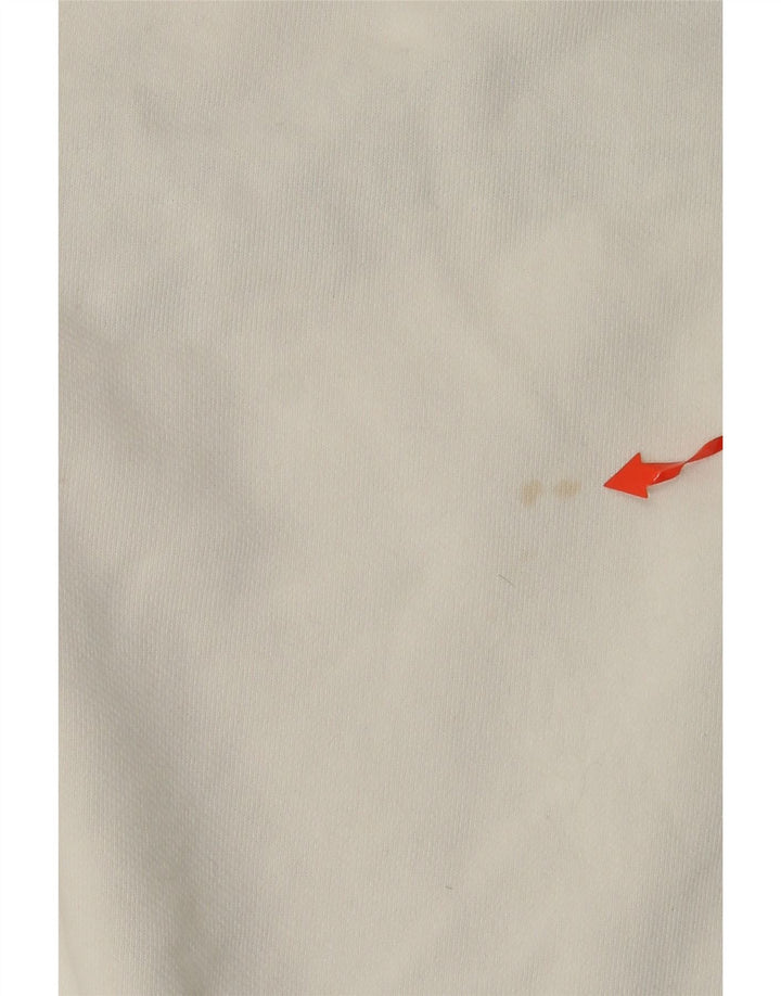 RICHMOND Dame Oversized Grafisk Sweatshirt Jumper UK 10 Small White