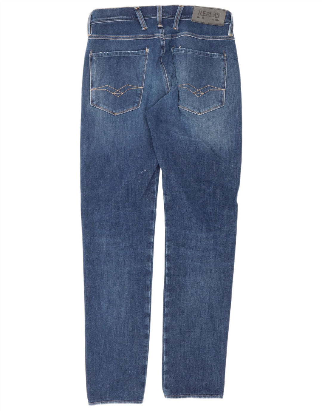 Replay Herre Slim Jeans W28 L30 Blå Bomuld
