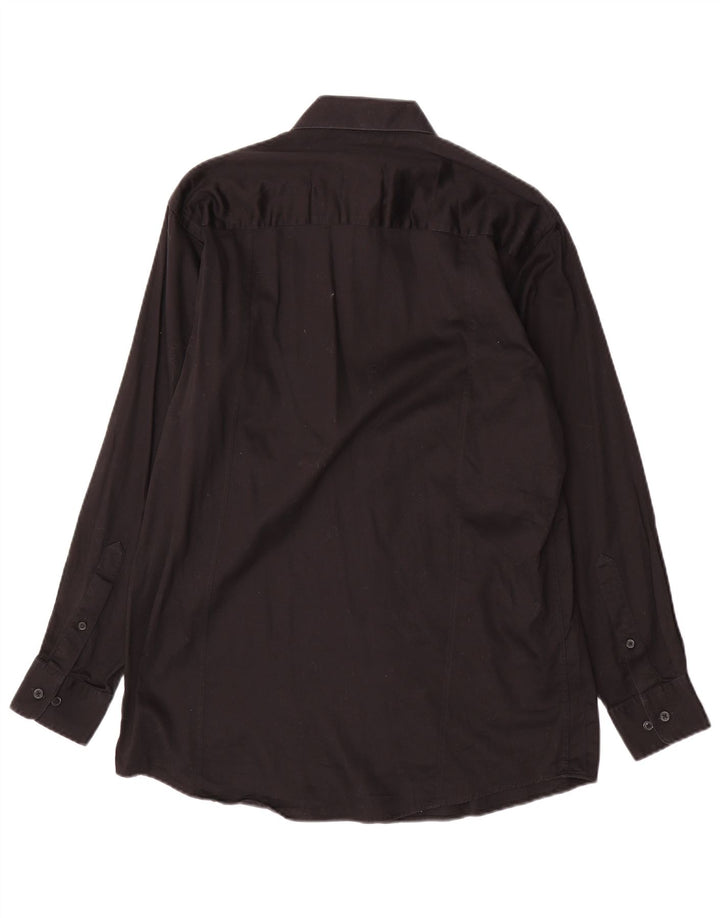 Calvin Klein Herreskjorte str. 15 1/2 Medium Sort Bomuld