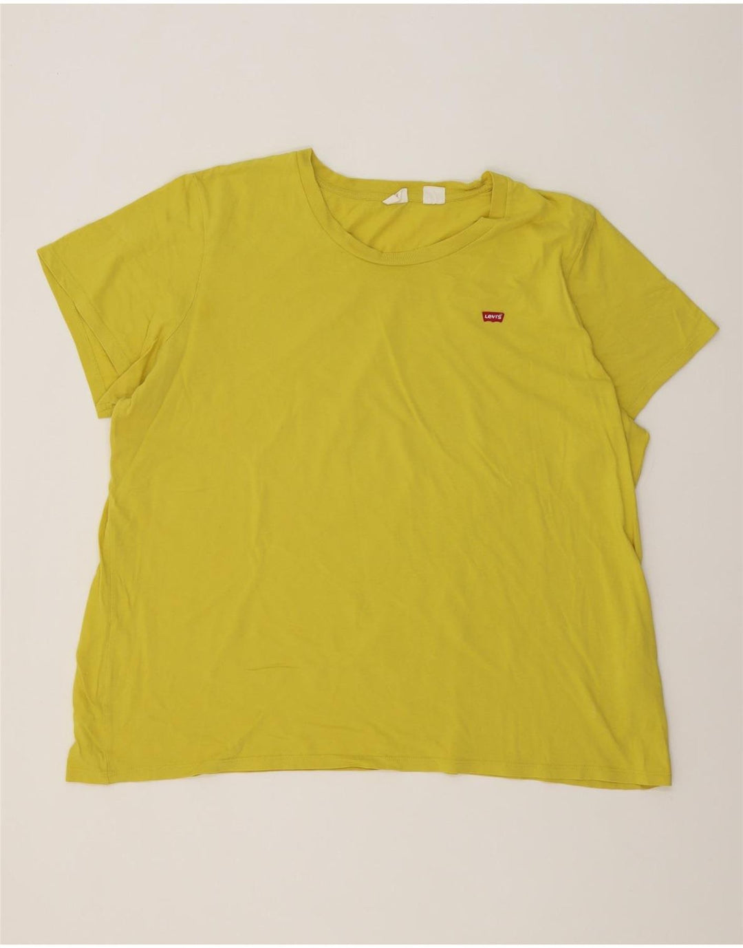 Levi's Herre T-Shirt Top 3XL Gul Bomuld