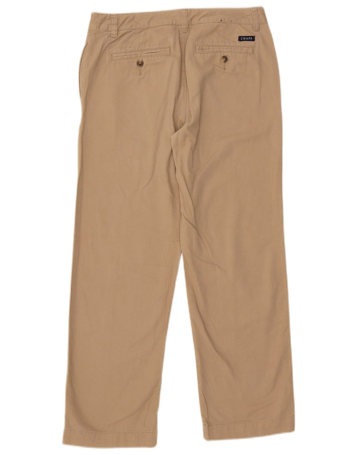 Chaps Boys Husky Straight Chino Bukser 11-12 år W29 L26 Beige Bomuld