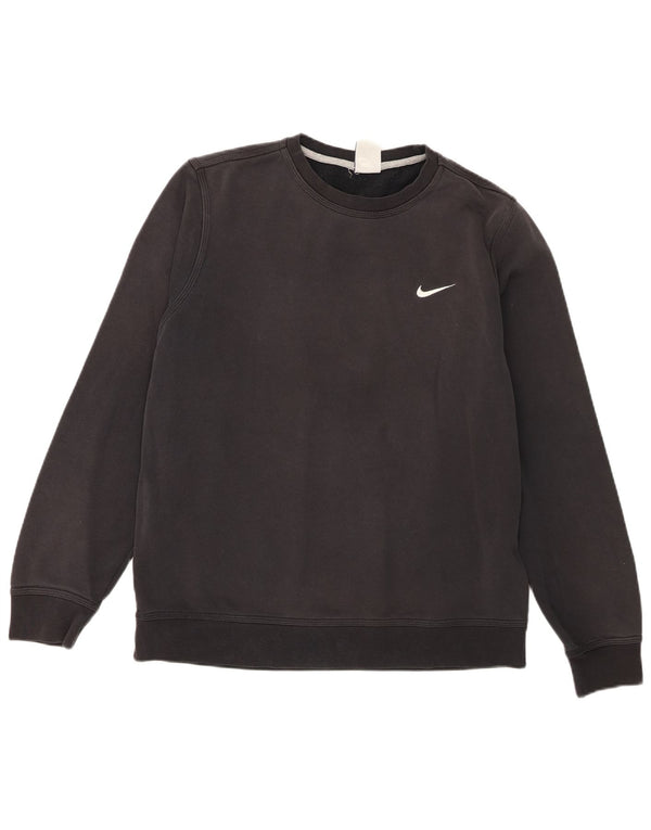 Nike Sweatshirt til mænd, stor sort bomuld