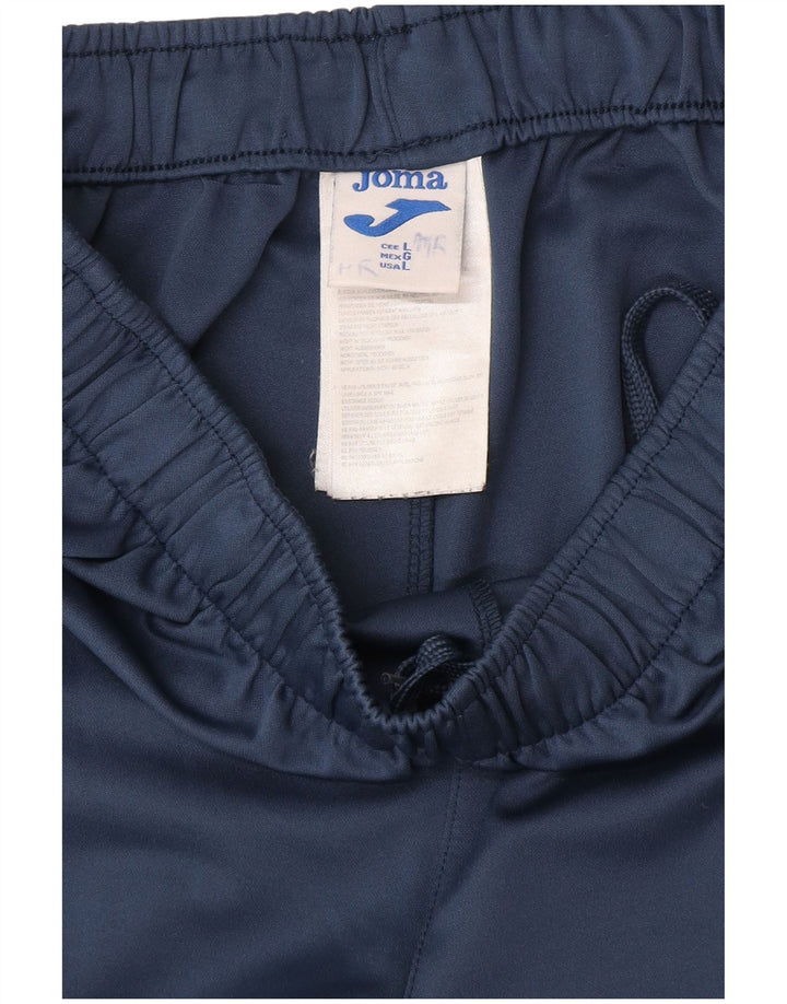 Joma Herre grafiske Bermuda Sportshorts Large Navy Blue Polyester