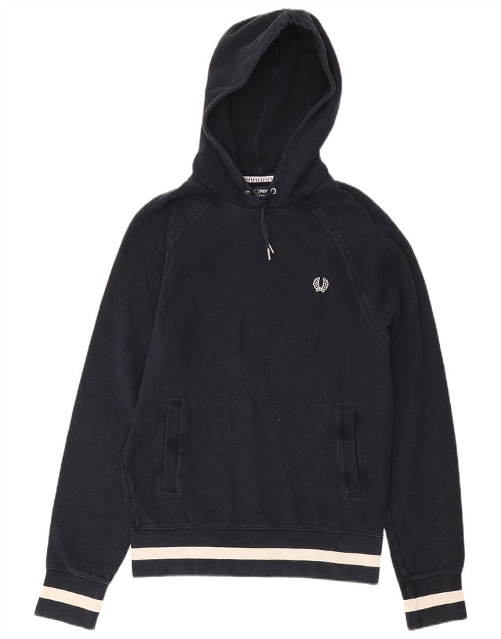 Fred Perry Hættetrøje til mænd Lille marineblå bomuld