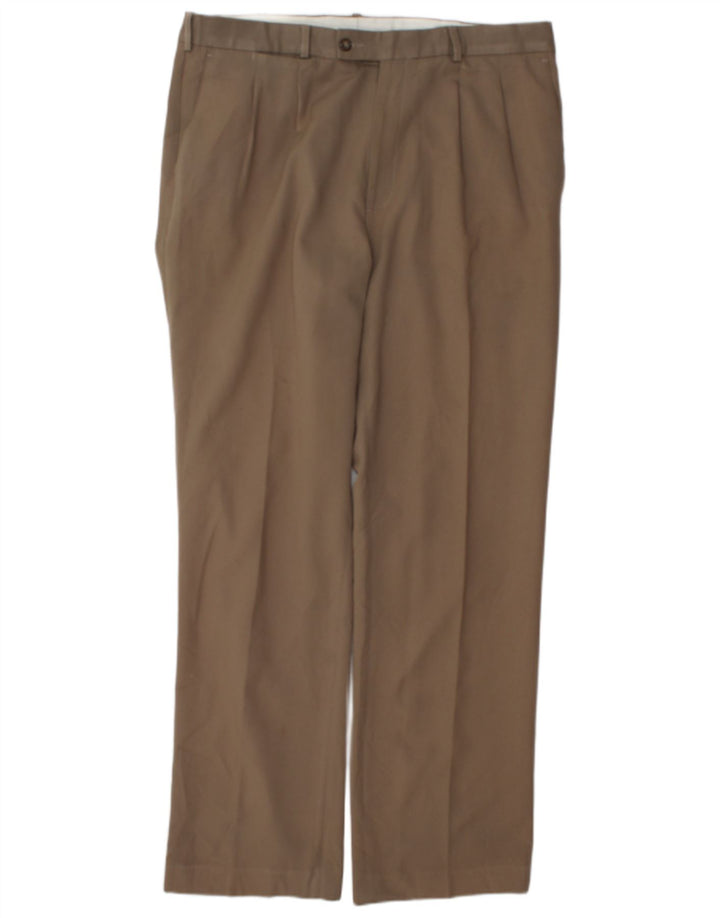 Farah Herre Pegged Suit Bukser W36 L32 Beige