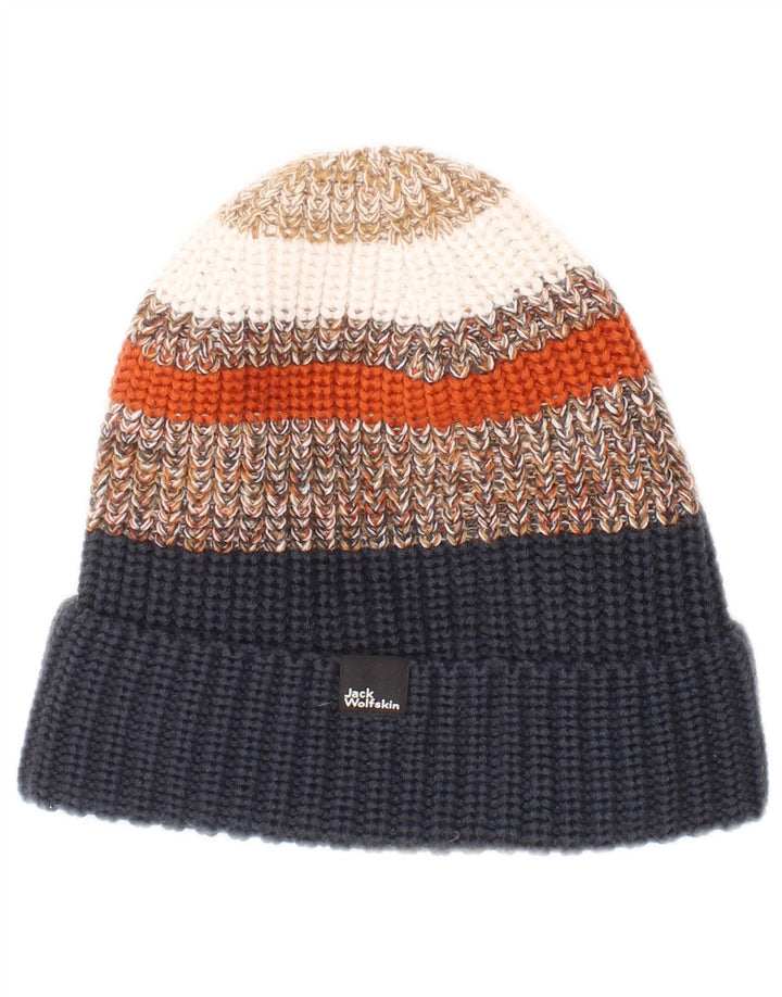 Jack Wolfskin Herre Strik Beanie Hat One Size Flerfarvet Stribet Akryl