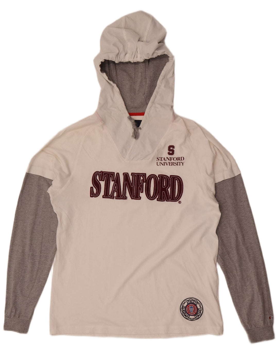 Champion Herre Stanford University Grafisk Top Langærmet XL Hvid