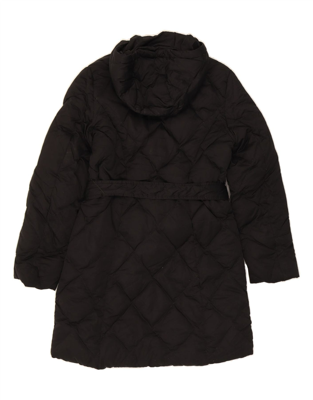 EDDIE BAUER Womens Seattle Hooded Padded Coat UK 10 Small Black Polyester Vintage Eddie Bauer and Second-Hand Eddie Bauer from Messina Hembry 