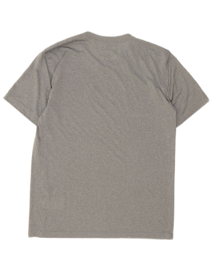 Nike herre Dri Fit T-shirt top mellemgrå polyester