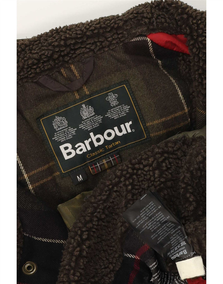 Barbour Herre Hættejakke i voksbehandlet bomuld UK 38 Medium Khaki Bomuld