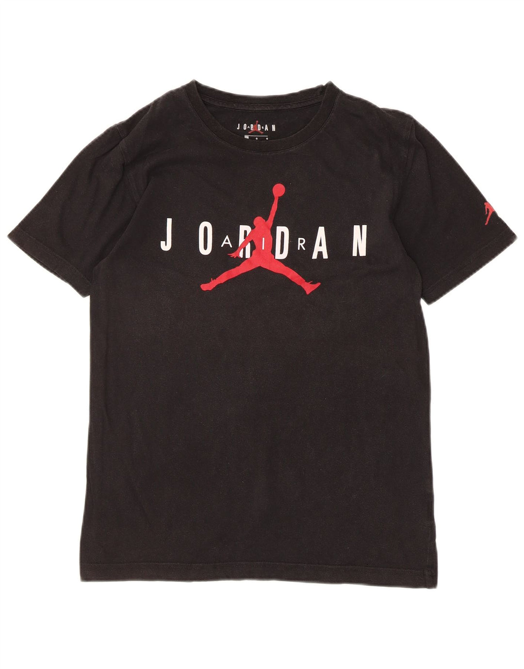 JORDAN Boys Graphic T-Shirt Top 12-13 Years Black