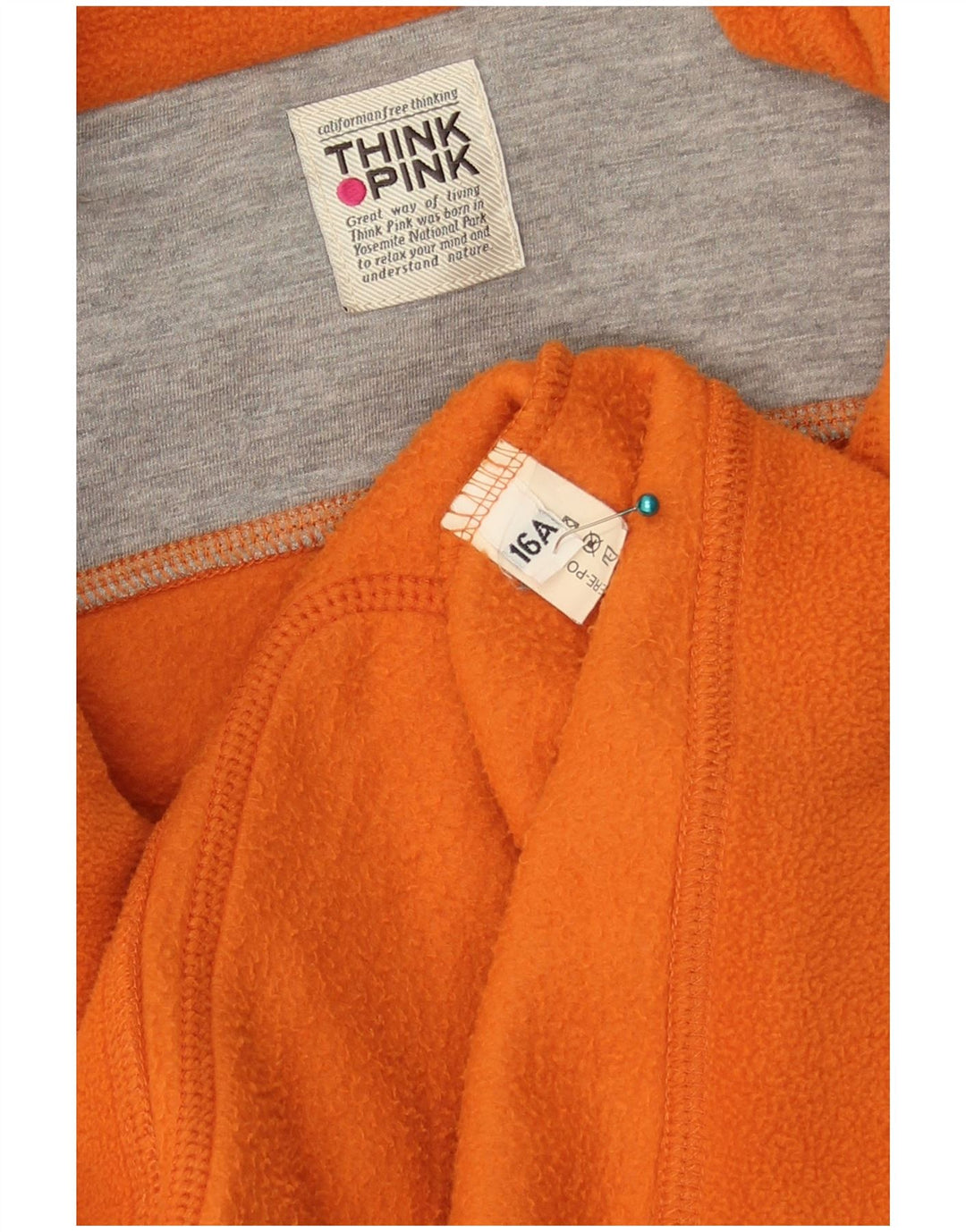 Tænk Pink Girls Fleece Gilet 15-16 år Orange Polyester