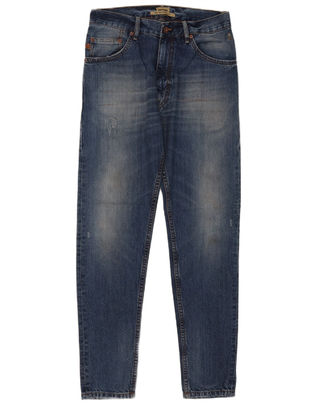UNIFORM Mænd Distressed Loose Jeans W30 L30 Blå