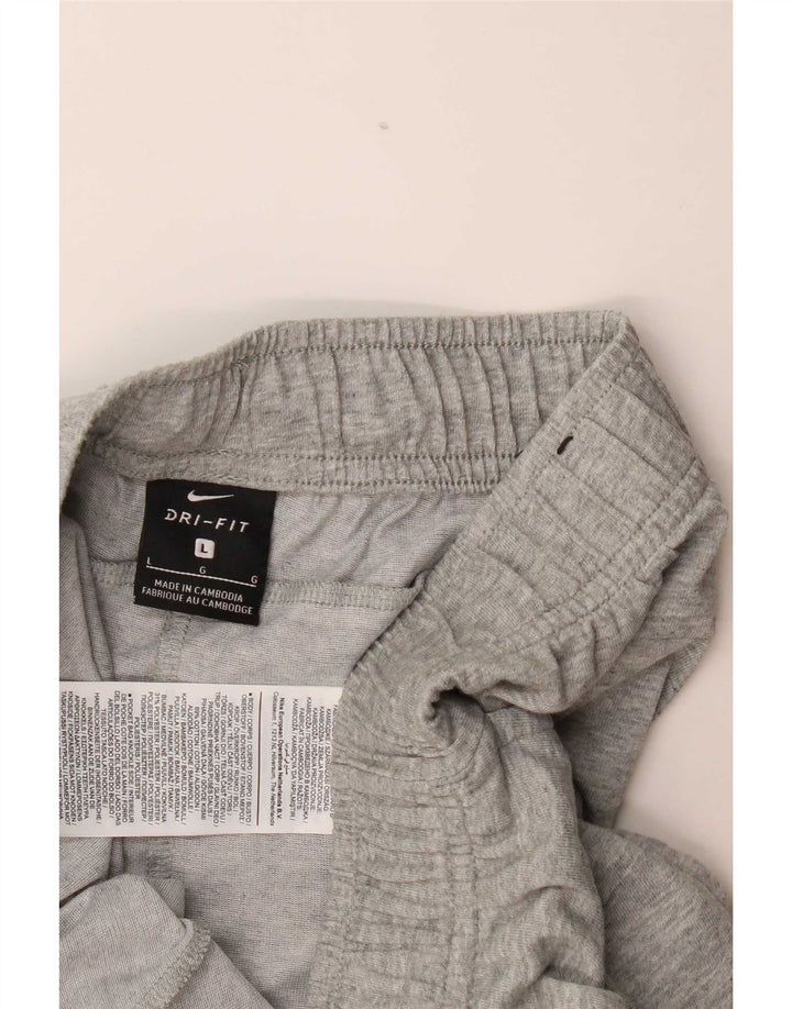 Nike Casual Shorts til mænd, store grå bomuld