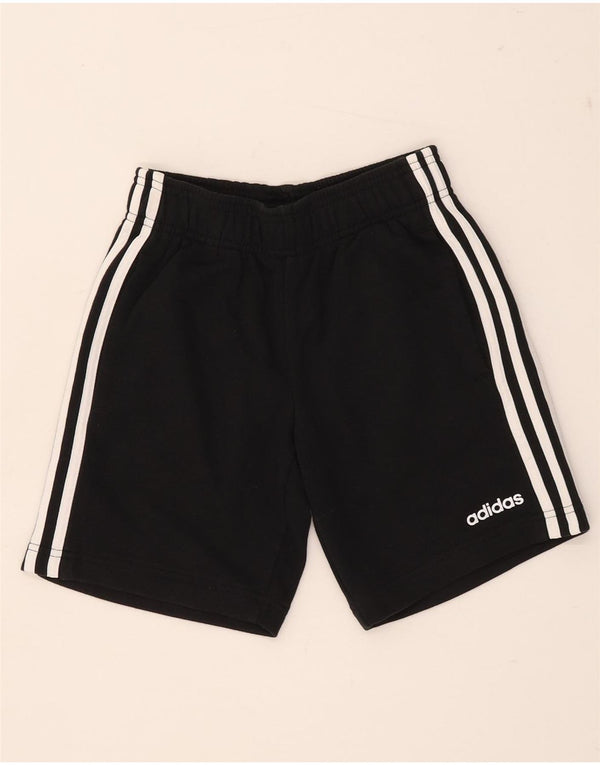Adidas Girls Sport Shorts 9-10 Years Black Cotton