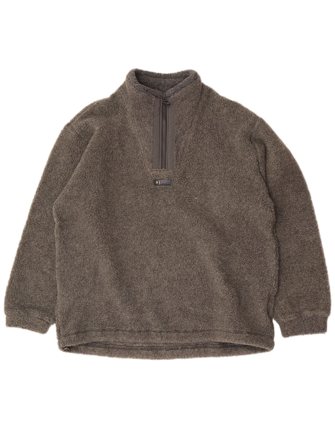 Invicta Fleece Jumper med lynlås til mænd XL Grå Polyester