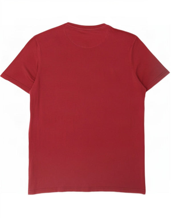 Lyle & Scott Herre T-Shirt Top Stor Bourgogne Bomuld
