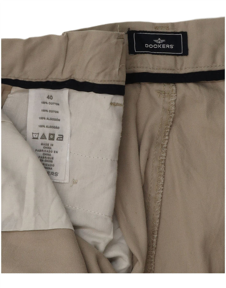 Dockers Herre Chino Shorts W40 XL Grå Bomuld