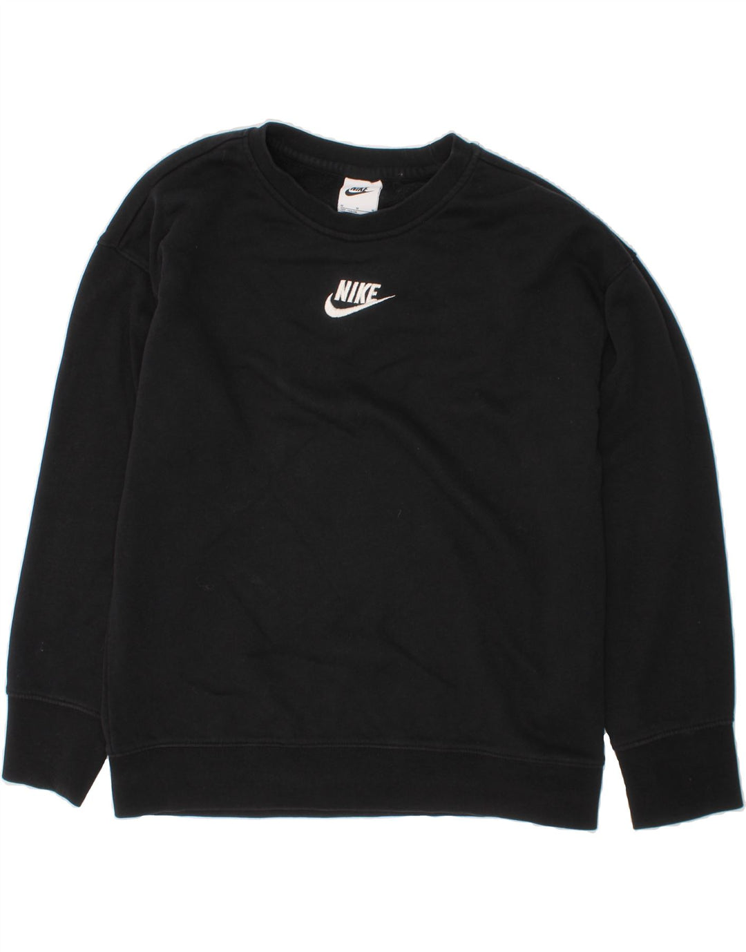 NIKE Boys Sweatshirt Jumper 10-11 Years Medium  Black Cotton Vintage Nike and Second-Hand Nike from Messina Hembry 