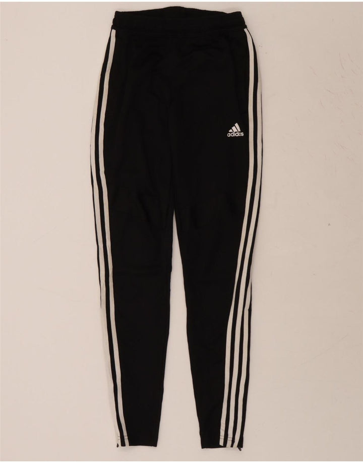 ADIDAS Womens Tracksuit Trousers UK 4/6 XS  Black Polyester Vintage Adidas and Second-Hand Adidas from Messina Hembry 