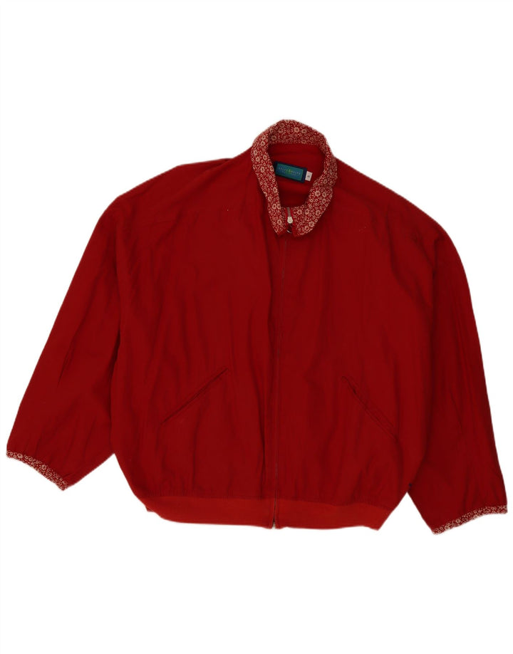 Belfe & Belfe Oversized bomberjakke til kvinder IT 46 Large Red Floral